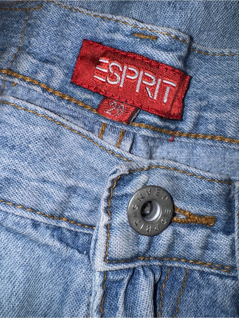 Esprit vintage 80’s women’s Light Blue Relaxed Fit Jeans 29 - Picture 3 of 10